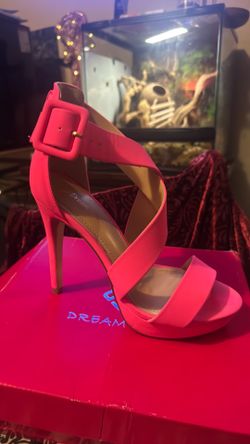 Pink high heels