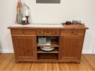 Sideboard / Buffet Cabinet – 64” Storage Console – Great Condition