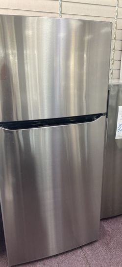 LG 30 in. W 20 cu. ft. Top Freezer Refrigerator w/ Multi -Air Flow and reversible  Door in Stainless Steel,ENERG