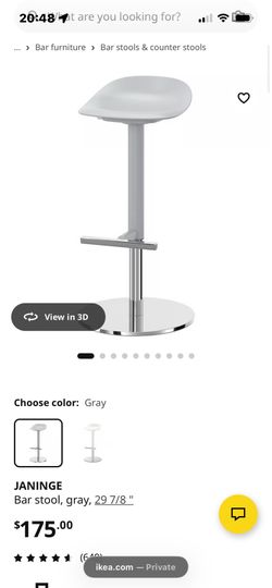 IKEA barstool 3 for 90