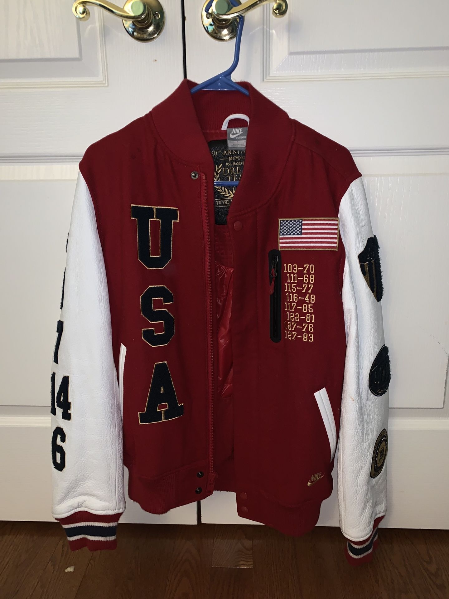 Rare Nike Dream Team USA Destroyer Jacket London Olympics 1992 Small