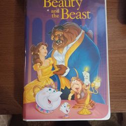 VERY RARE!! BEAUTY AND THE BEAST 1992 WALT DISNEY CLASSIC BLACK DIAMOND VHS *RARE STOCK# 1325.