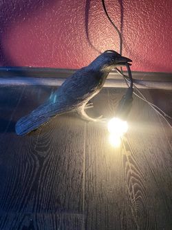 Crow Raven Bird Table Lamp Light