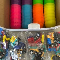 Easter Eggs And Cars 