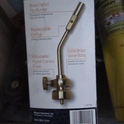 Torch Tip and Gas Tank