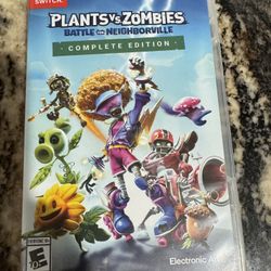 Plants Versus Zombies Battle For Neiborville Nintendo Switch