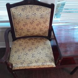 Antique Very Nice Phone Chair Table 