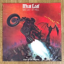 Meatloaf Vinyl Record - Bat Out Of Hell - New Sealed