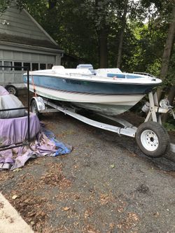 Boat with trailer