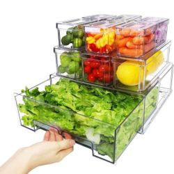 Fridge Organizer Bins
