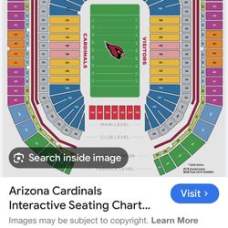 “RAMS VS CARDINALS “…. GREAT SEATS’..WITH PARKING PASS