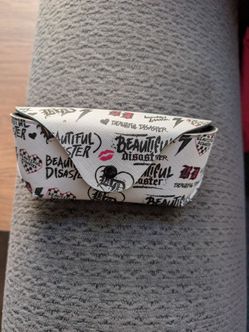 Beautiful Disaster: Glasses Case and black glasses