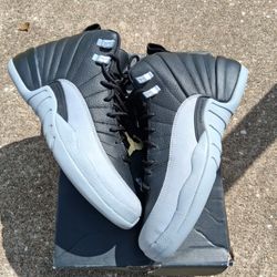 Jordan 12 Wolf Grey Size 7y