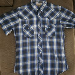 Wrangler Cowboy Men's Shirt Size M Vintage