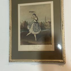 Ballet Prints Antique Framed 