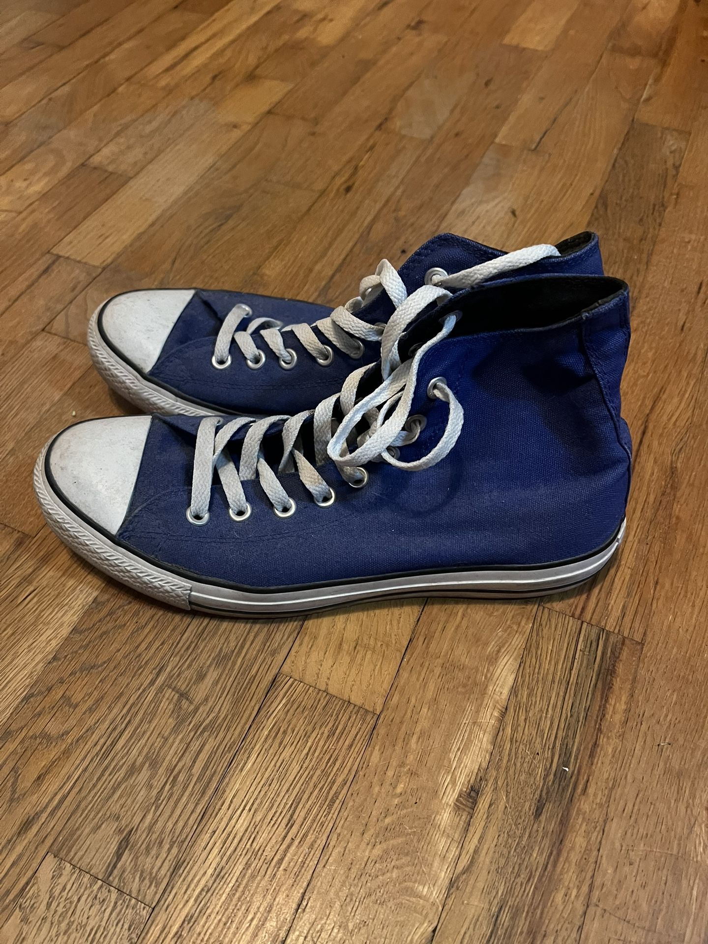 Blue Converse High Top Sz 9.5