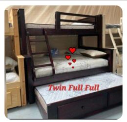 Literas Twin Full Full Madera 100% /Bunk Bedsp