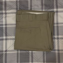 Khaki Dickies Loose Pants 
