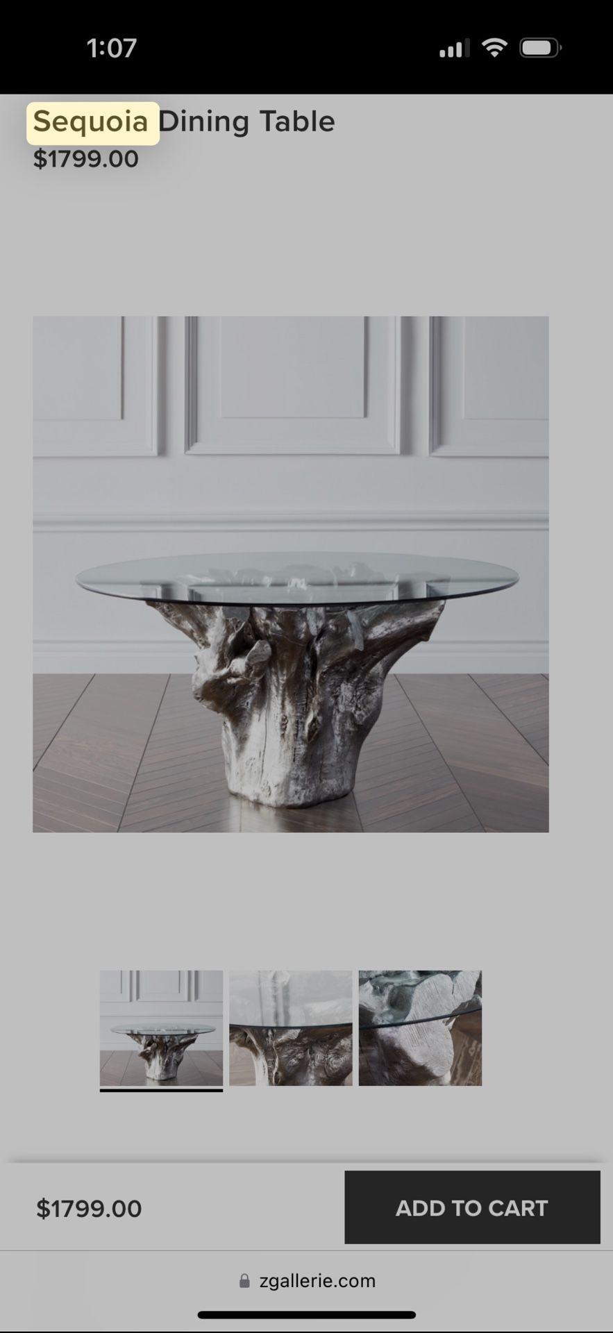 Sequoia Dining Table , Z Gallery . Timeless 
