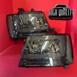 Chevy Tahoe 2007. 2014 Headlight.