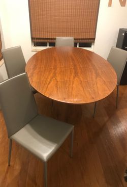 Modern table and chairs