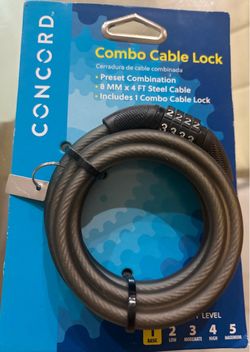 Combo Cable Lock