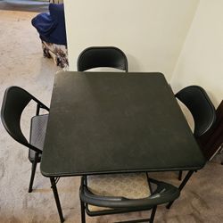 Card Table & Chairs