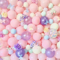  Flower Balloon Wall Birthday Girl Party Supplies 