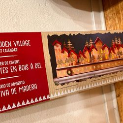 Wooden Calendar Village
