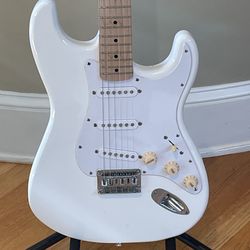 Like new!  2023 Squier Stratocaster Electric Guitar