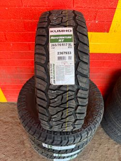 265//70//17 kumho Road venture RT $492 ALL 4