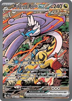 Raging Bolt ex Pokémon Card 166/131 PRE