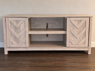 Farmhouse Sliding Barn Door TV Stand