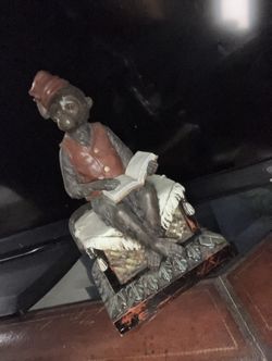 Sitting Monkey Statue Figurine Resin
