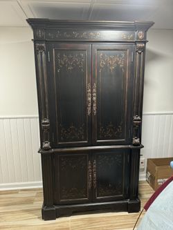 Hand Painted Armoire