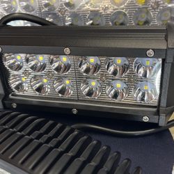 Led Bar 8” Double Row Led 2 Bar And Bracket