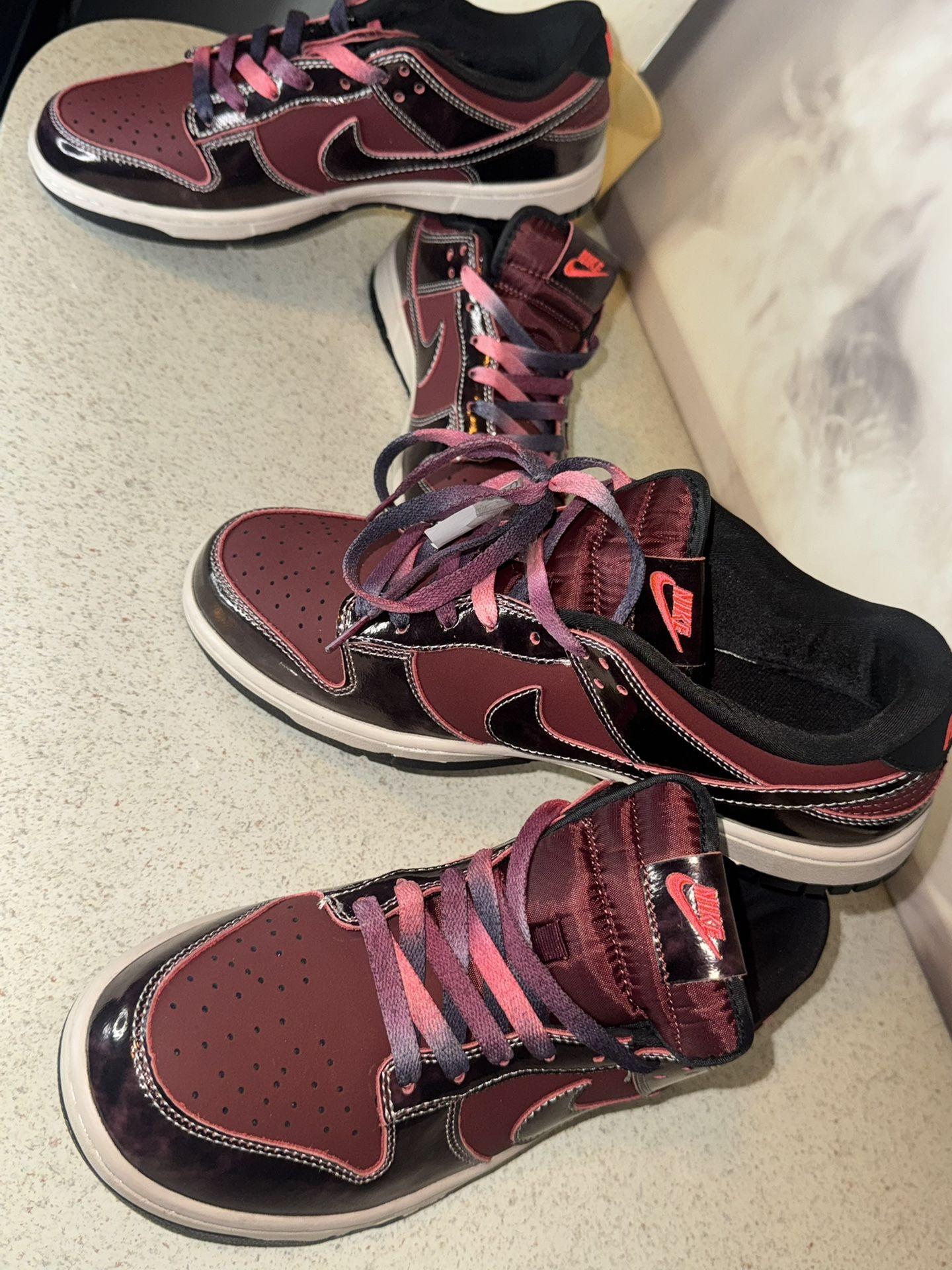 Nike Dunk Low SE – Burgundy/Black – US Men’s 8.5 & 8 – Brand New (No Box)