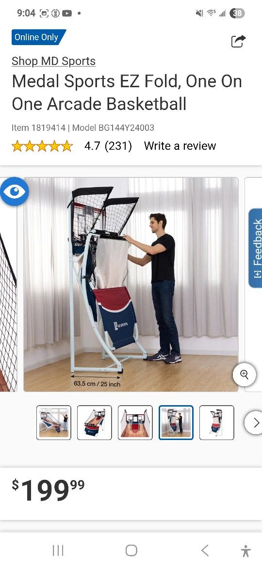 Arcade BASKETBALL HOOP