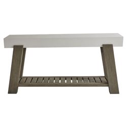 Rochelle Weathered Teak Outdoor Console Table