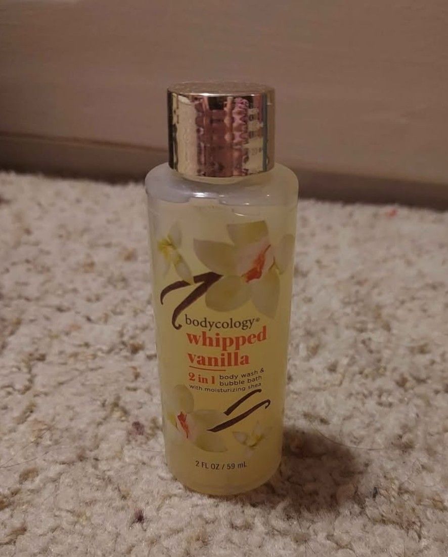 ✨ Bodycology Whipped Vanilla – 2-in-1 Body Wash & Bubble Bath (2 fl oz) ✨