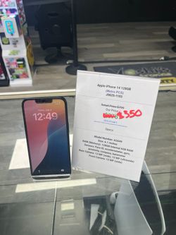 iPhone 14 128GB Metro PCS Midnight J0625-1103