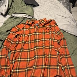 Patagonia Orange Flannel 