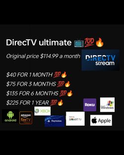 DIRECTV ULTIMATE   💯🔥