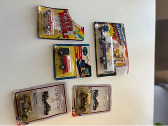 Vintage die-cast toy vehicle collection
