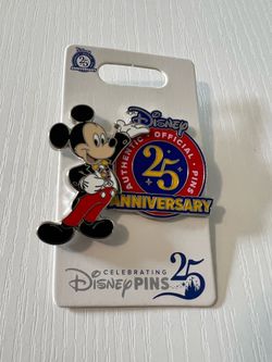 Disney Mickey Mouse 25th Anniversary Collectible Pin