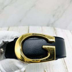 Authentic Gucci G Belt black 