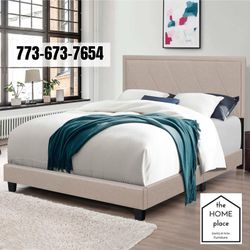 Queen Bed + Mattress + Box Spring 