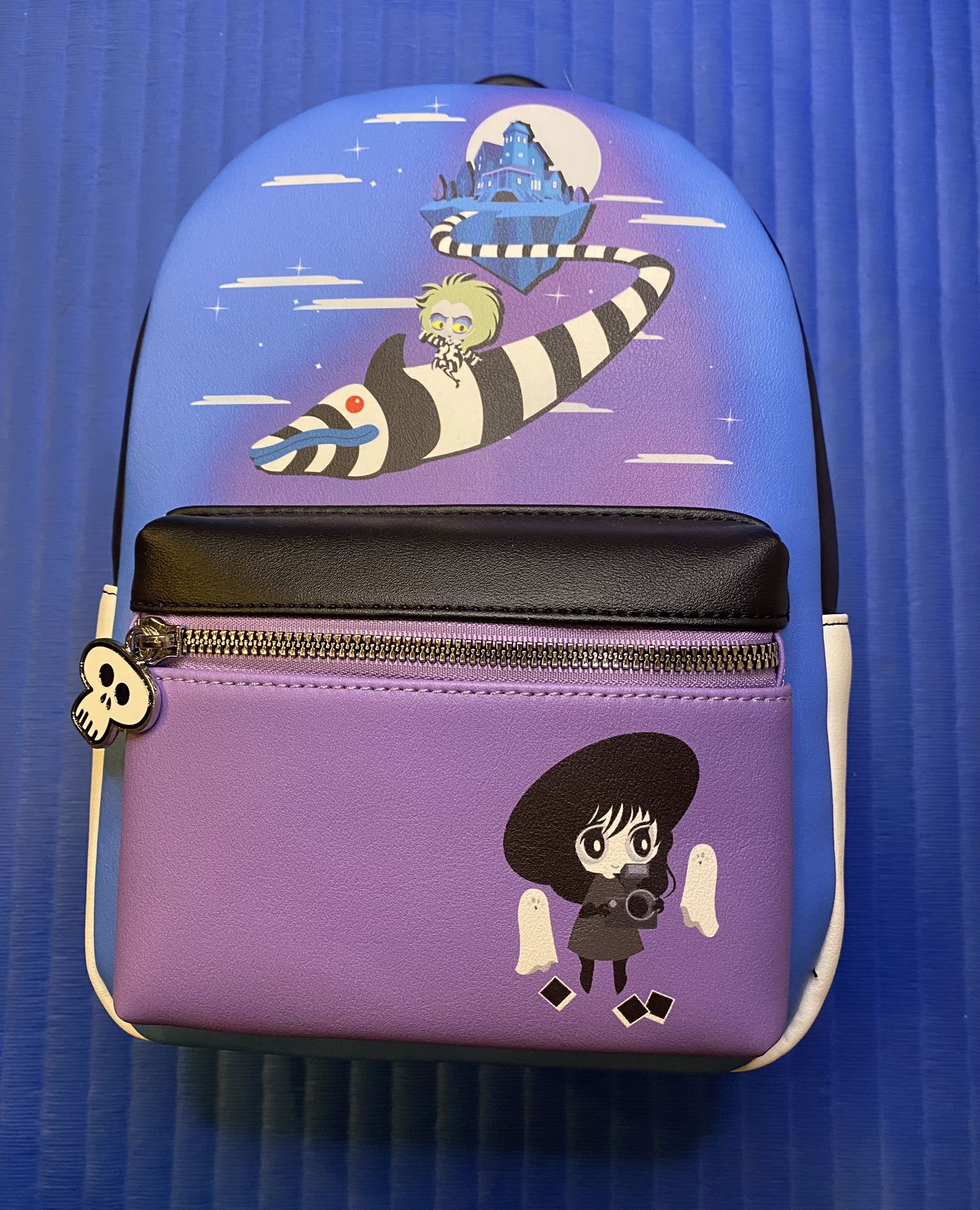 Her Universe (similar to Loungefly) Beetlejuice Sandworm Mini Backpack - NWT