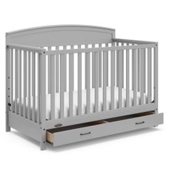 BABY CRIB 5 in 1 Convertible with drawers
