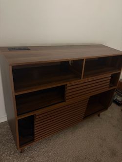 Mid-Century Modern Walnut Shelves